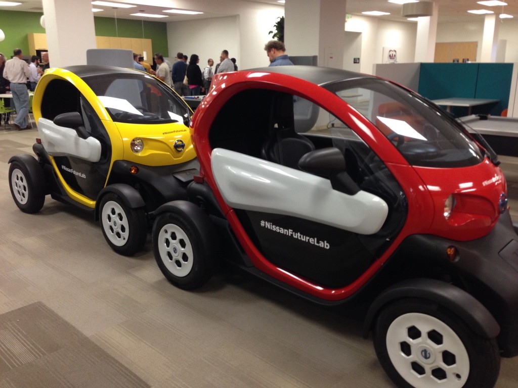 Nissan's car lab has been developing self-driving vehicles that use GNSS receivers and other navigational systems.
